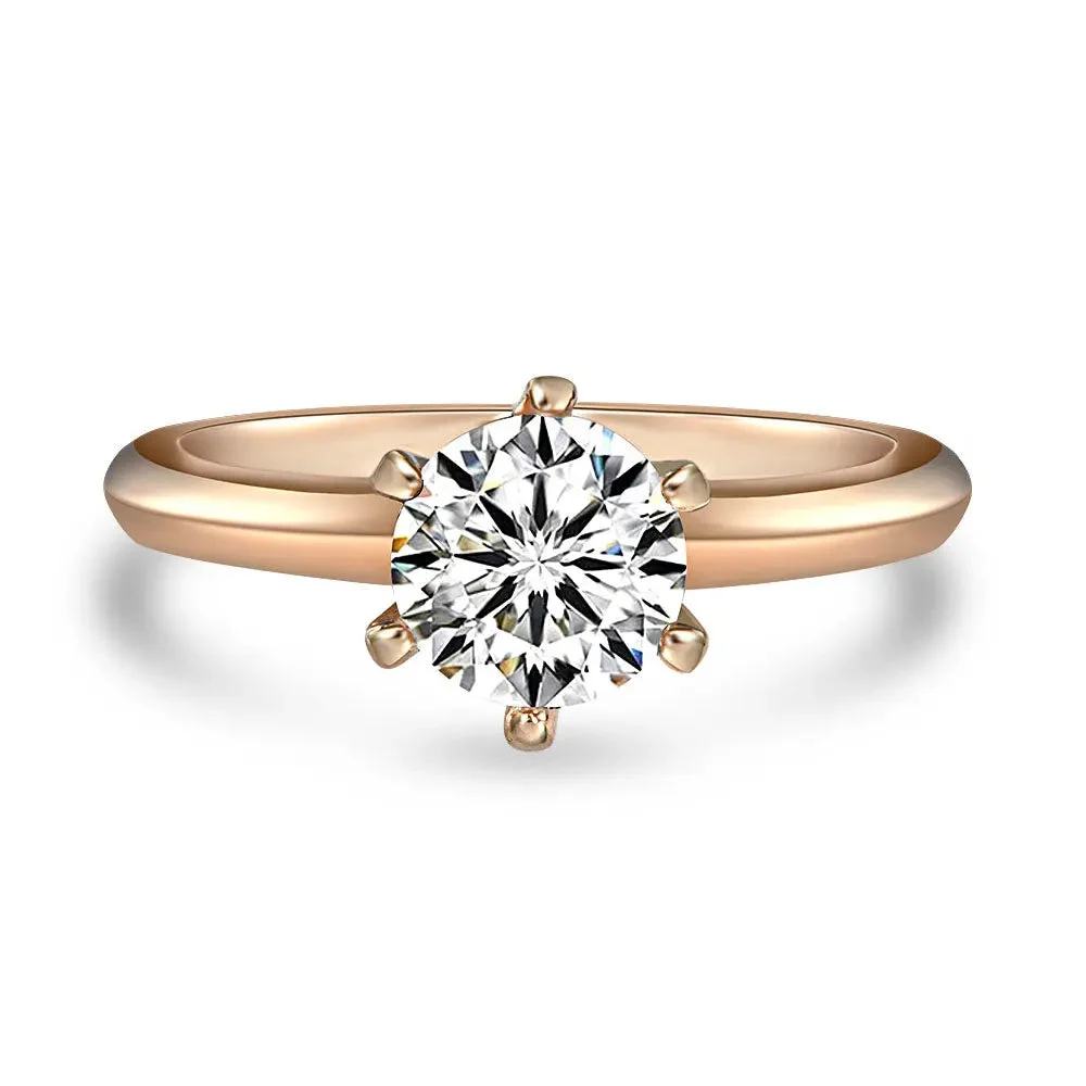 1 Carat Solitaire Engagement Ring