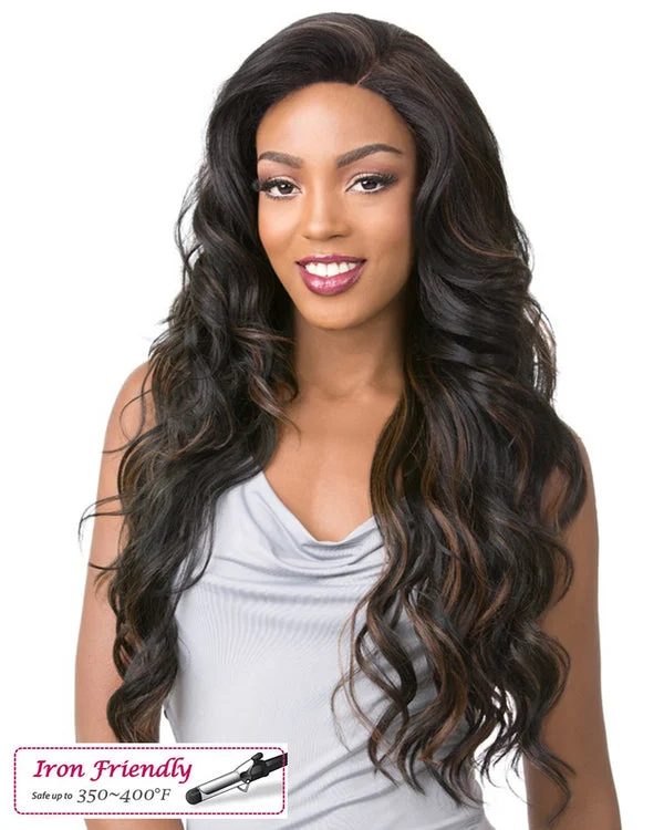 360 Lace Stana Human Hair Blend Wig by It's a Wig