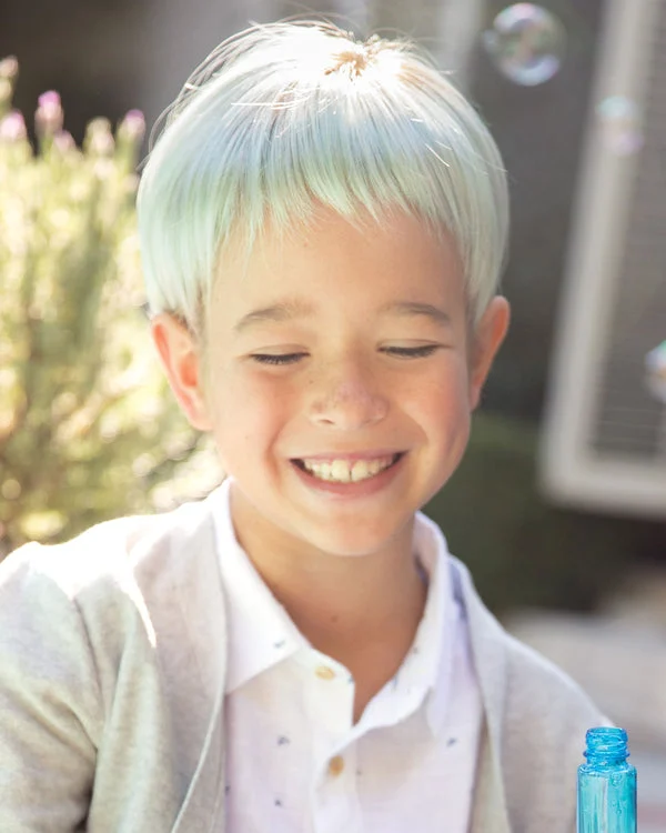 Addison (Exclusive) Kids Lace Front & Monofilament Part Synthetic Wig by Amore
