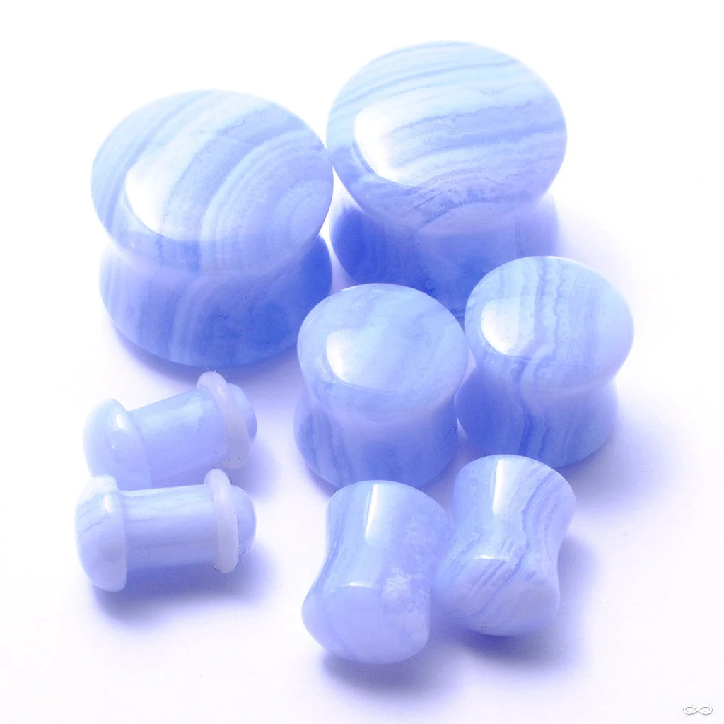 Blue Lace Agate Plugs from Oracle