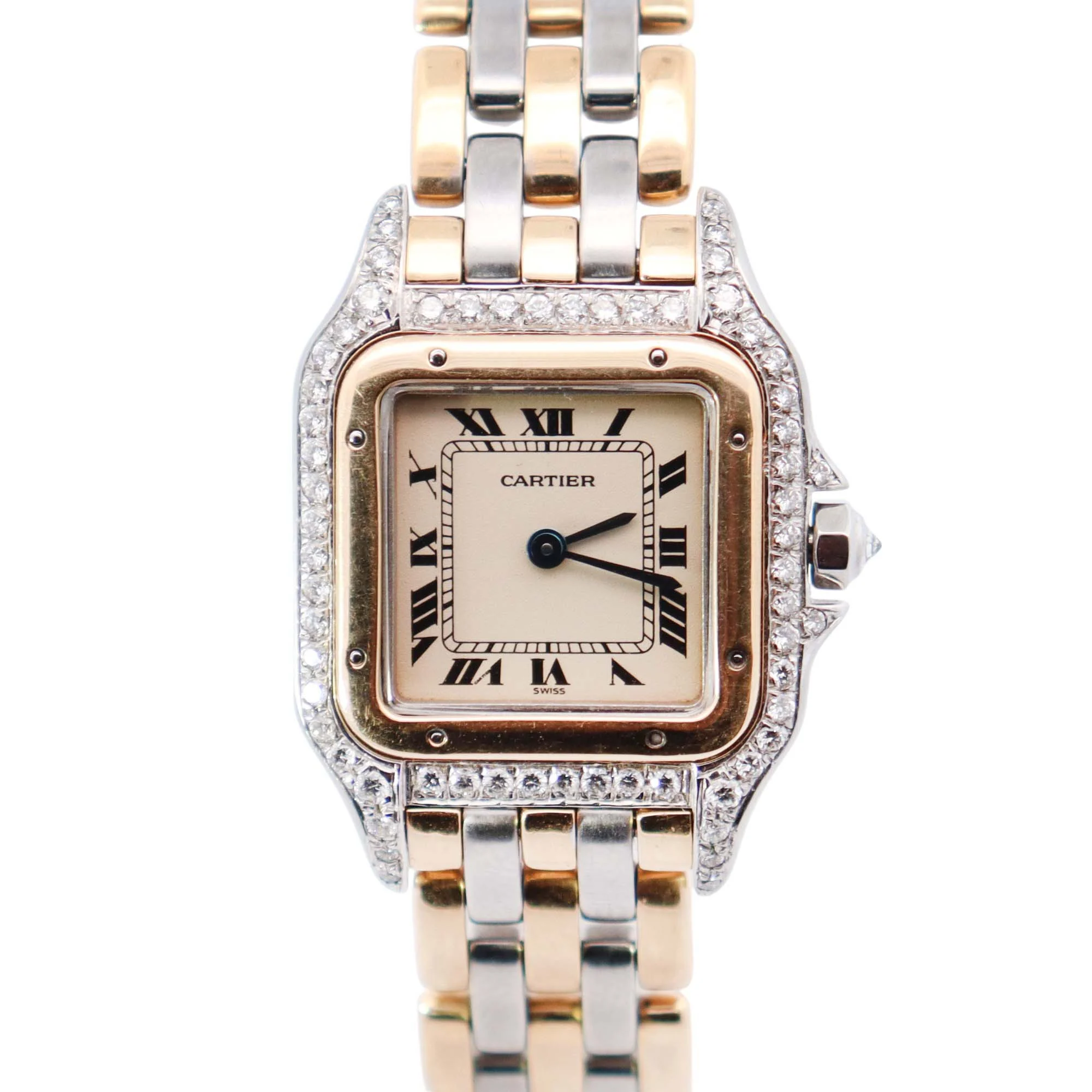 Cartier Panthere 22mm Ivory Roman Dial Watch