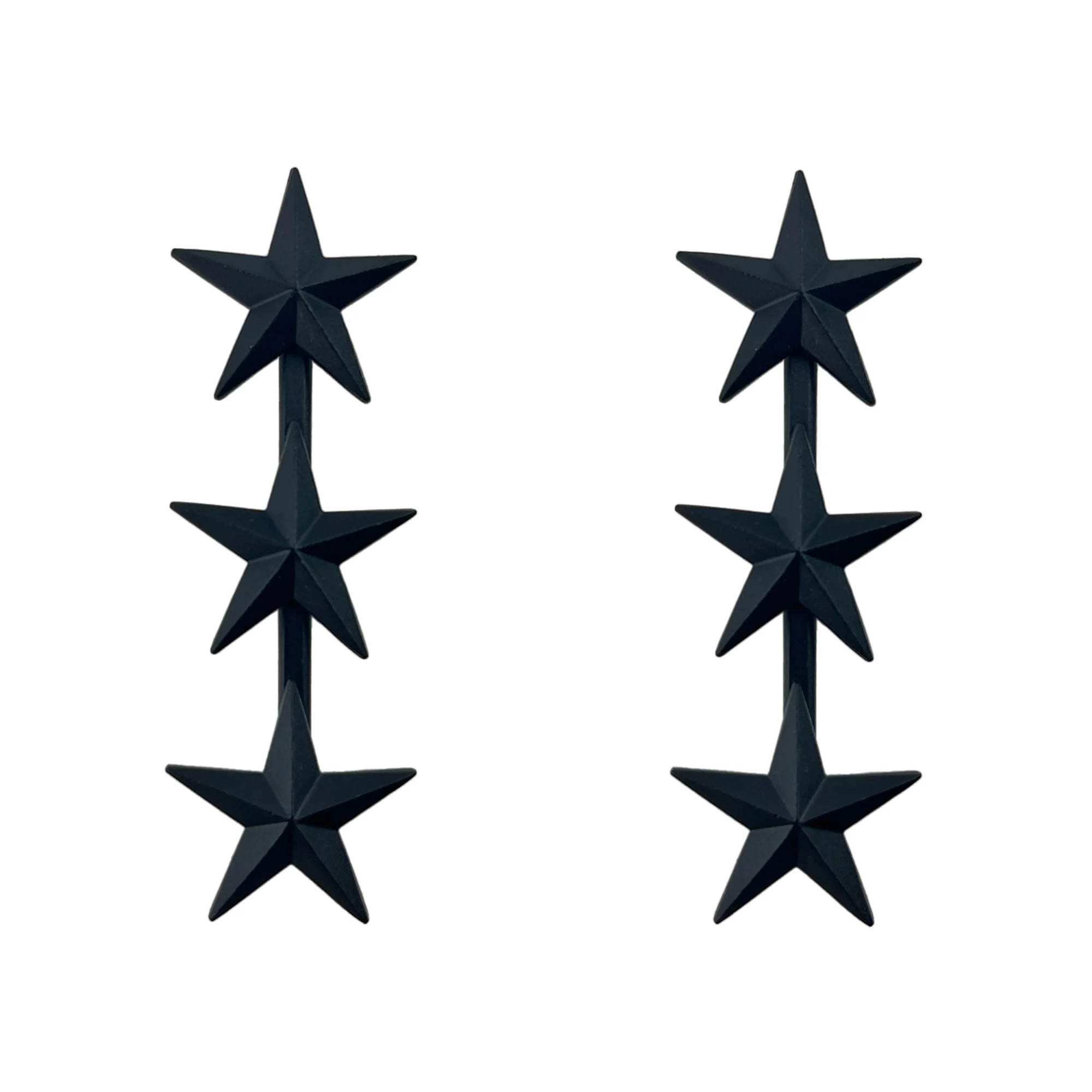 Coat Device: Vice Admiral - three star point to center, subdued metal