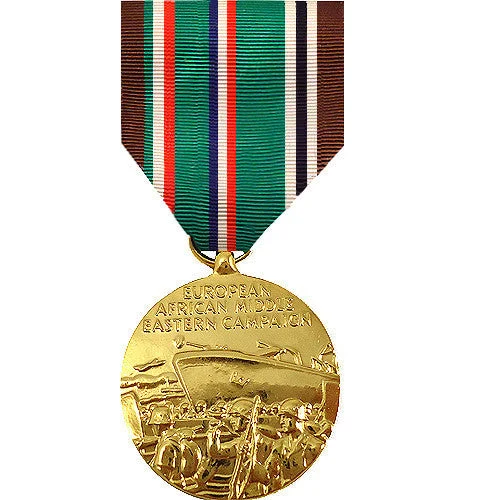 Full Size Medal: European African Middle East Campaign - 24k Gold Plated