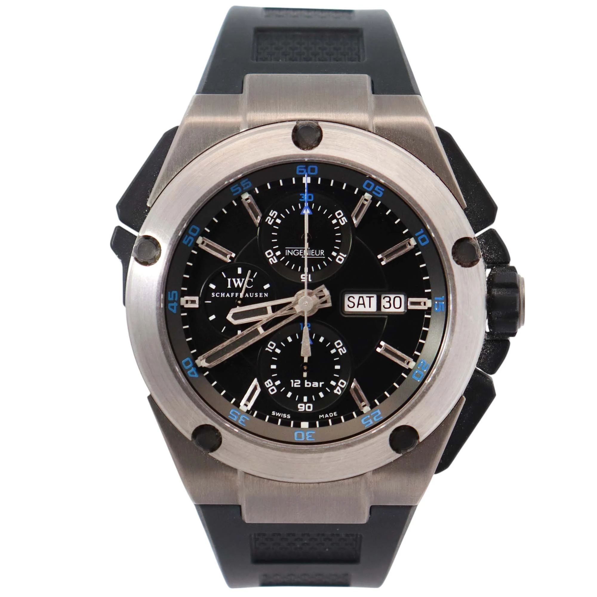 IWC Ingenieur 45mm Black Dial Watch Ref# IW376501
