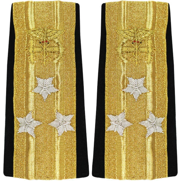 Public Health Service PHS Soft Shoulder Mark: Vice Admiral 3 Star