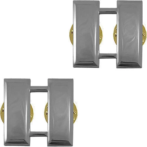 Rank Insignia: Captain - nickel plated