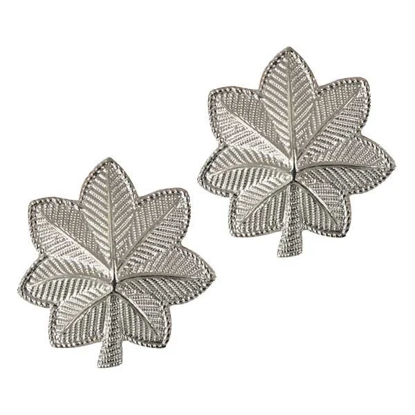 Rank Insignia: Lieutenant Colonel - nickel plated