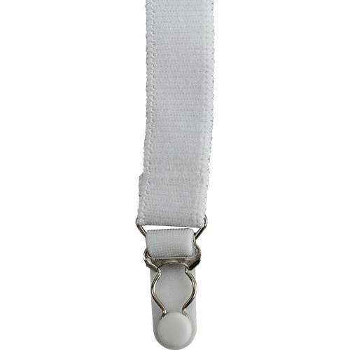 Shirt Garter - White 4 piece or 2 pairs