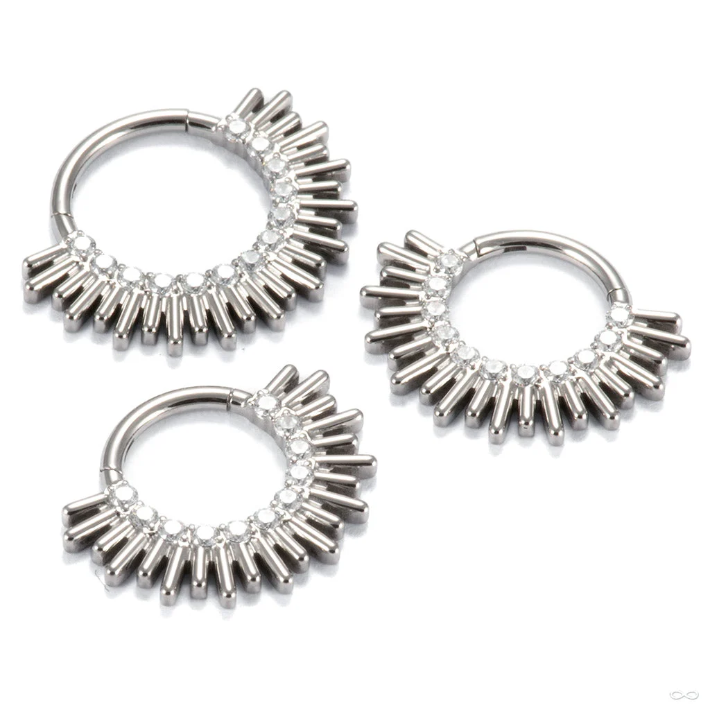 Sun Ray Gem Clicker in Titanium from Diablo Organics