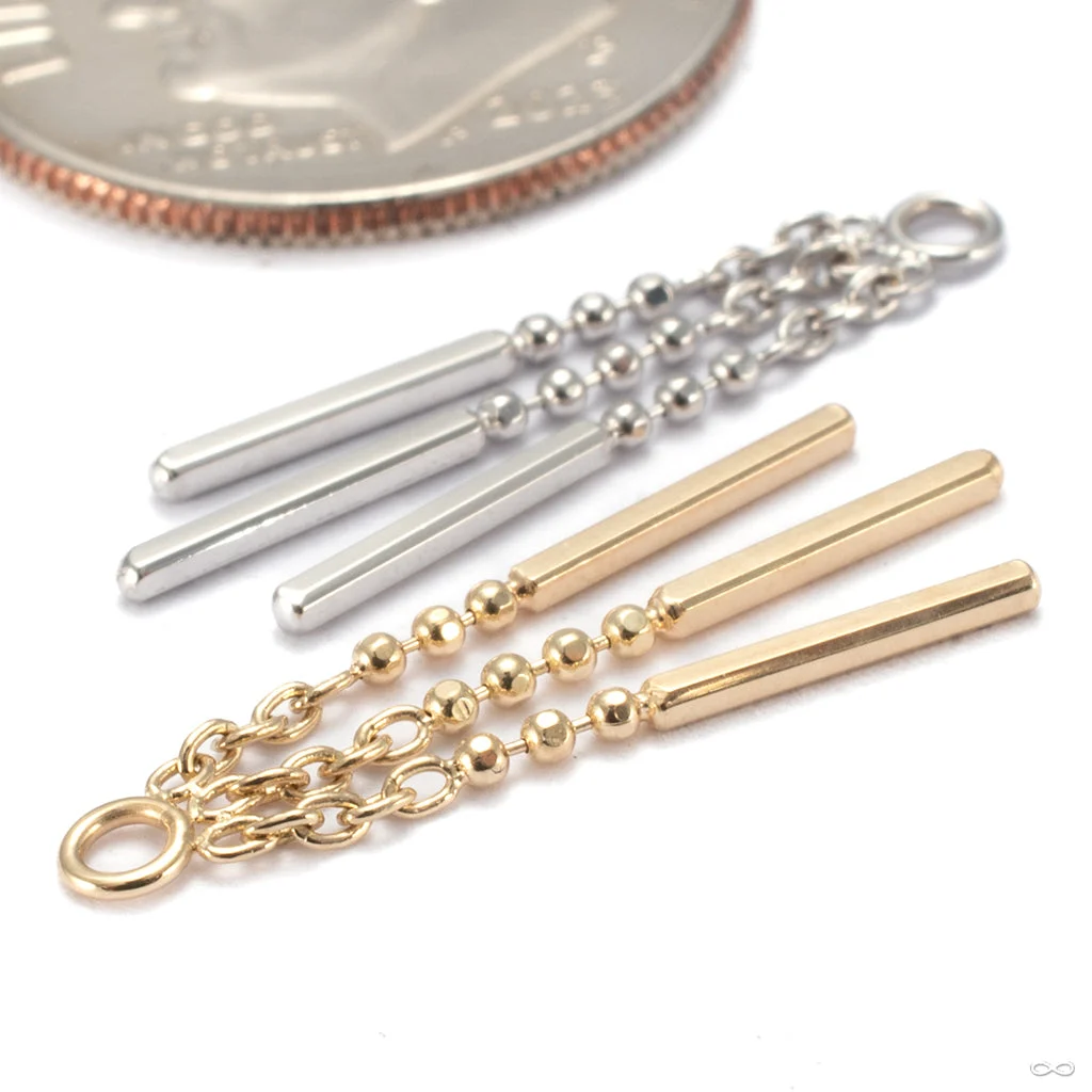 Triple Stick Around Charm in Gold from Pupil Hall