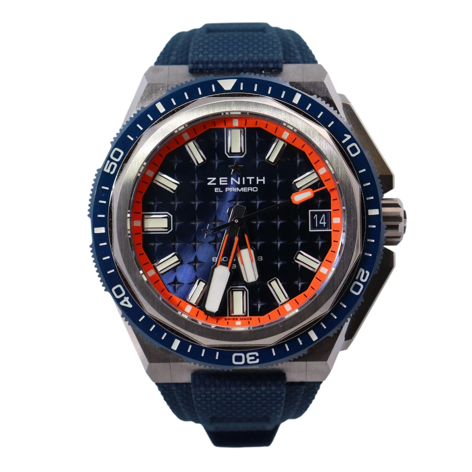 Zenith Defy Extreme Diver 42.5mm Blue Dial Watch Ref# 95.9601.3620/51.I301