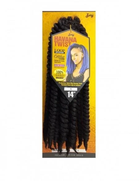 ZURY Synthetic Crochet Braid HAVANA TWIST 14" LAST CALL